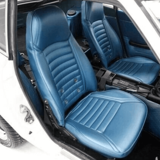 Datsun 240Z-260Z-280Z Synthetic Leather Seat Covers 1970-1978 In Cobalt Blue