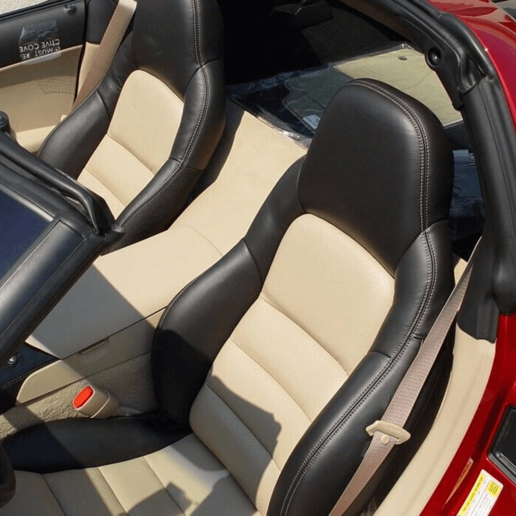 Corvette C6 Seat Covers Oak Black